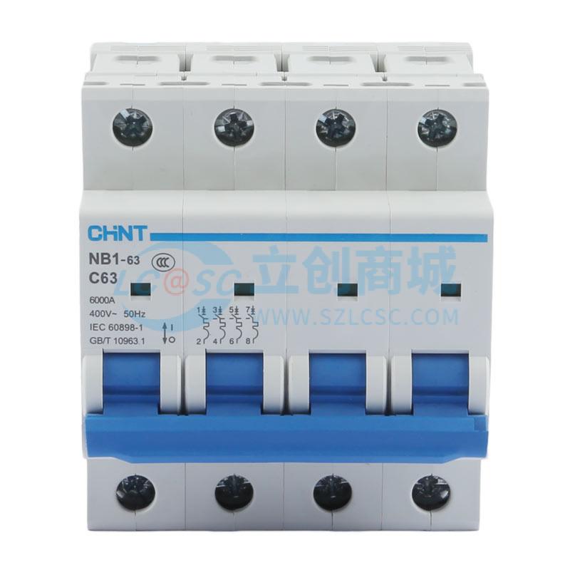 NB1-63 4P C63 6kA(R)实物图