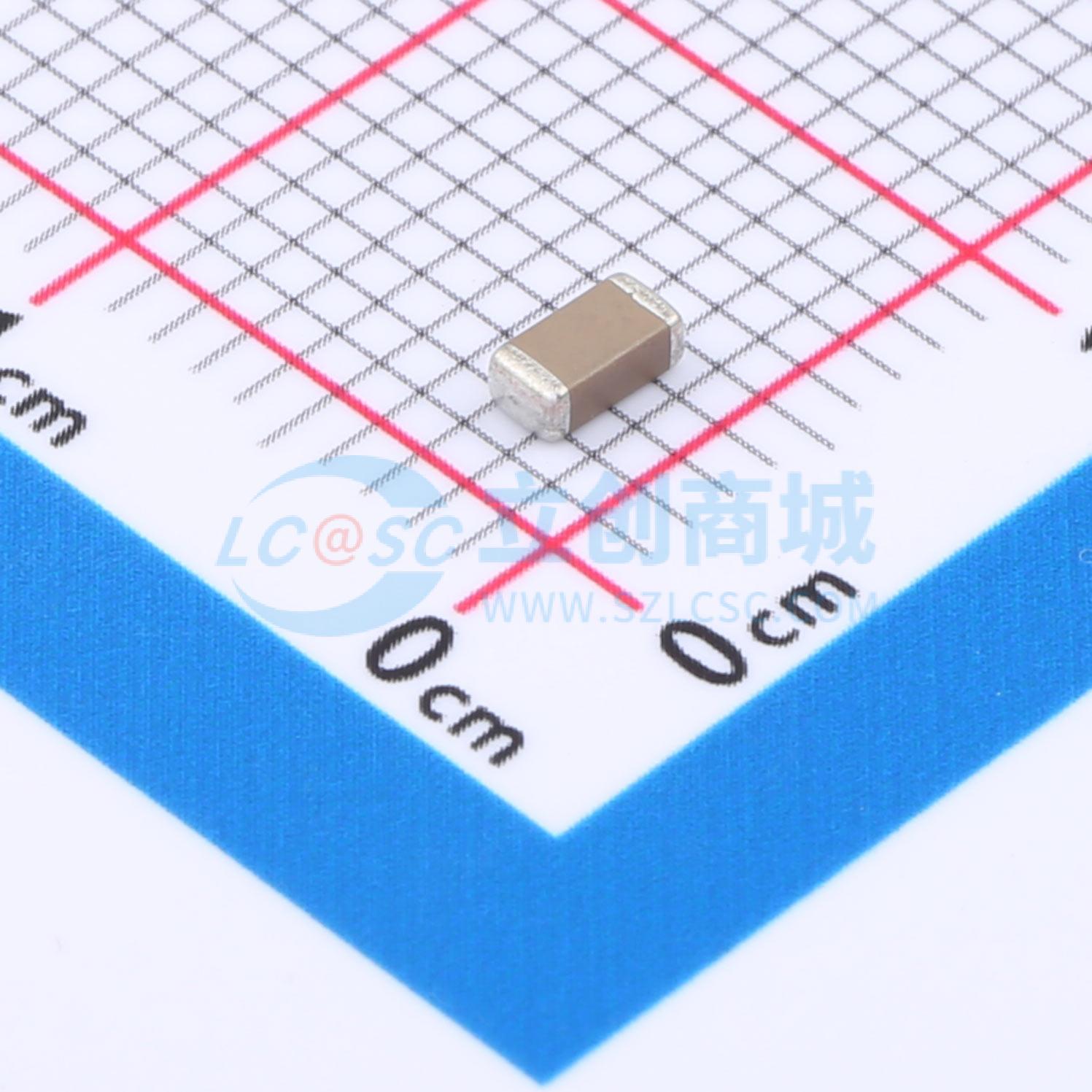 点击查看大图 TCC1206X7R152M102FT实物图