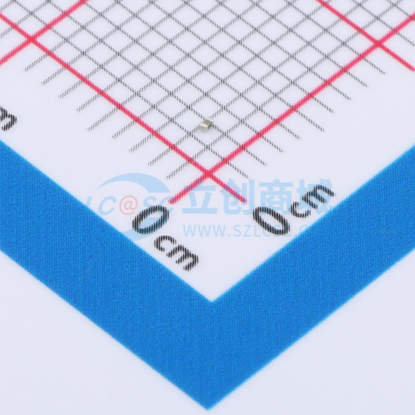 点击查看大图 0201X104K160NT实物图