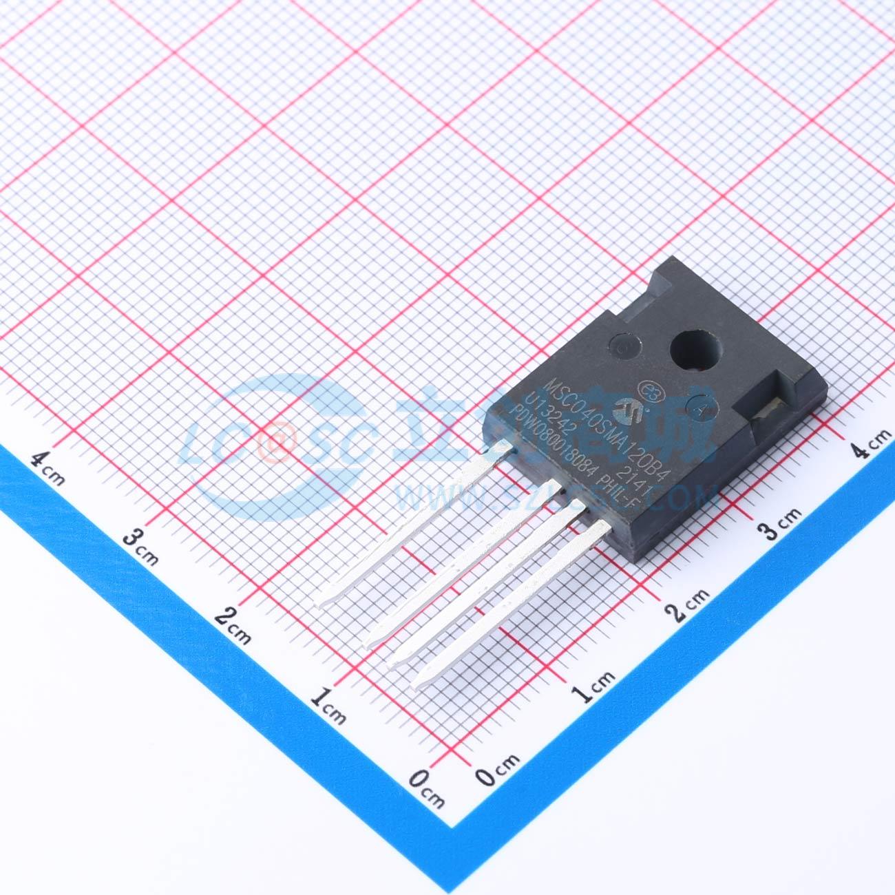 点击查看大图 MSC040SMA120B4实物图