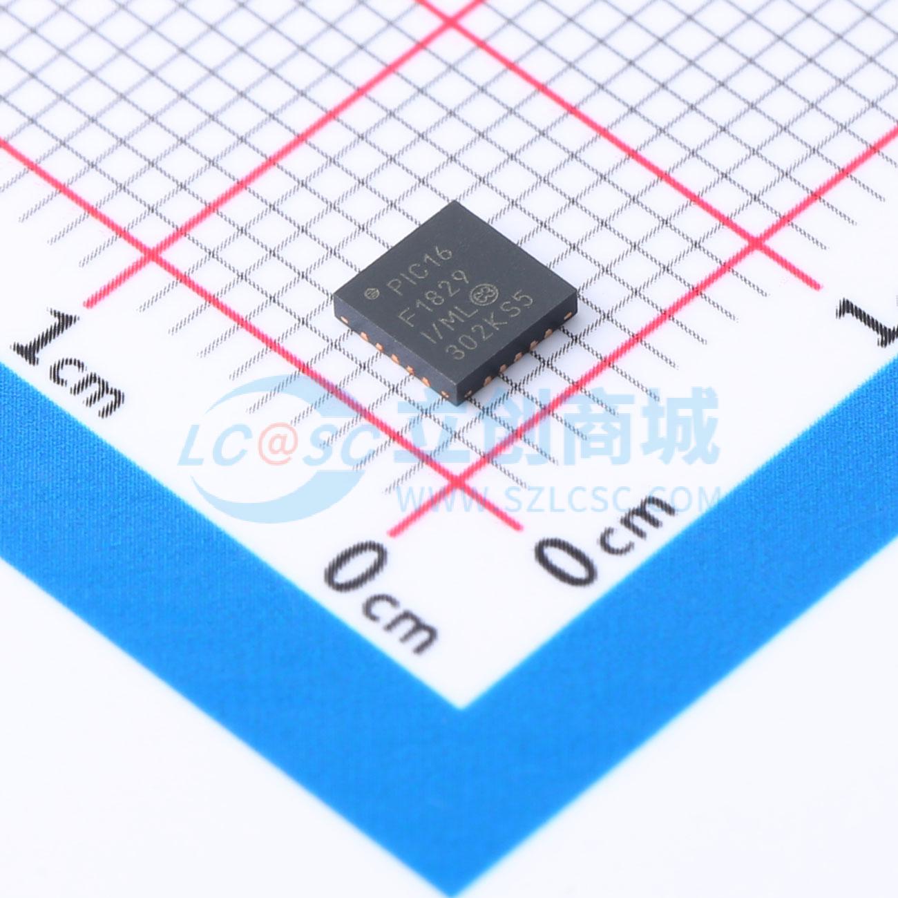 点击查看大图 PIC16F1829-I/ML实物图