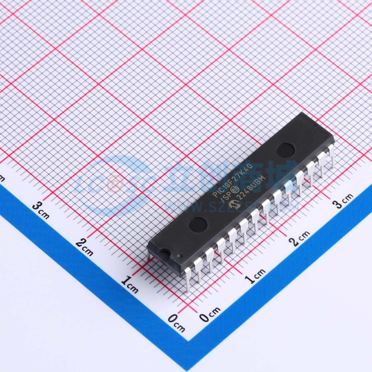 点击查看大图 PIC18F27K40-I/SP实物图