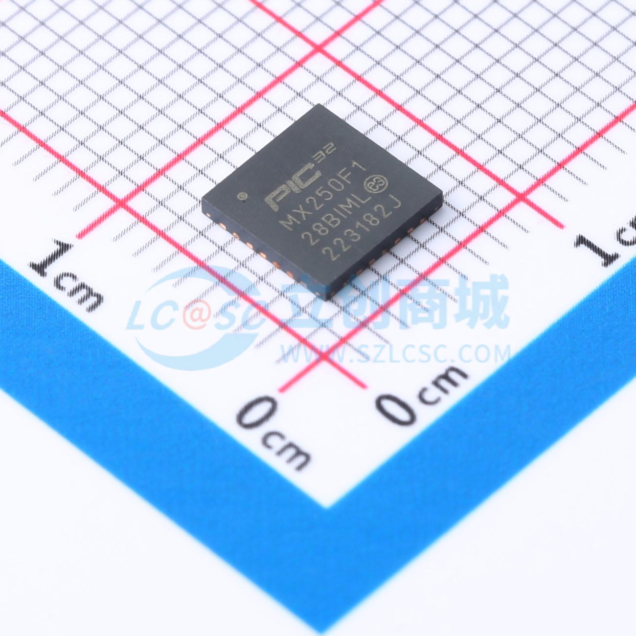 点击查看大图 PIC32MX250F128B-I/ML实物图