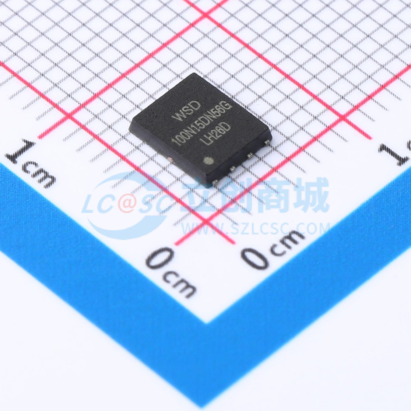 点击查看大图 WSD100N15DN56G实物图