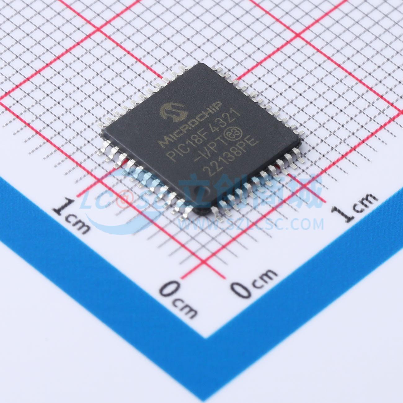 点击查看大图 PIC18F4321-I/PT实物图