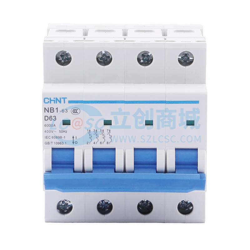 NB1-63 4P D63 6kA(R)实物图