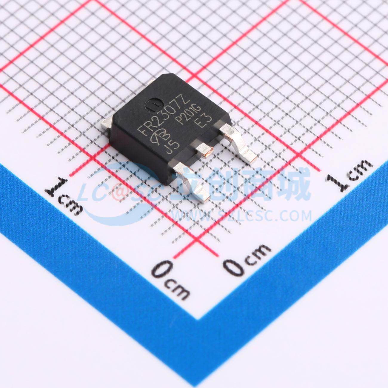 点击查看大图 IRFR2307ZTRPBF-VB实物图