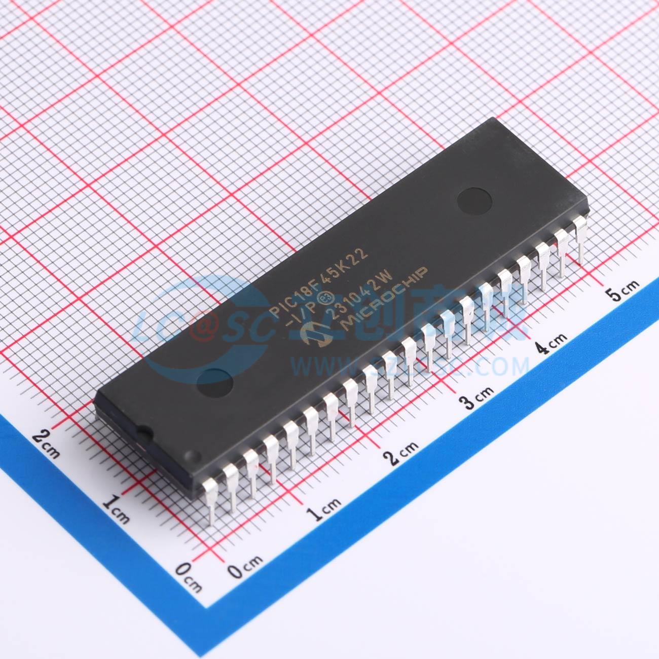 点击查看大图 PIC18F45K22-I/P实物图