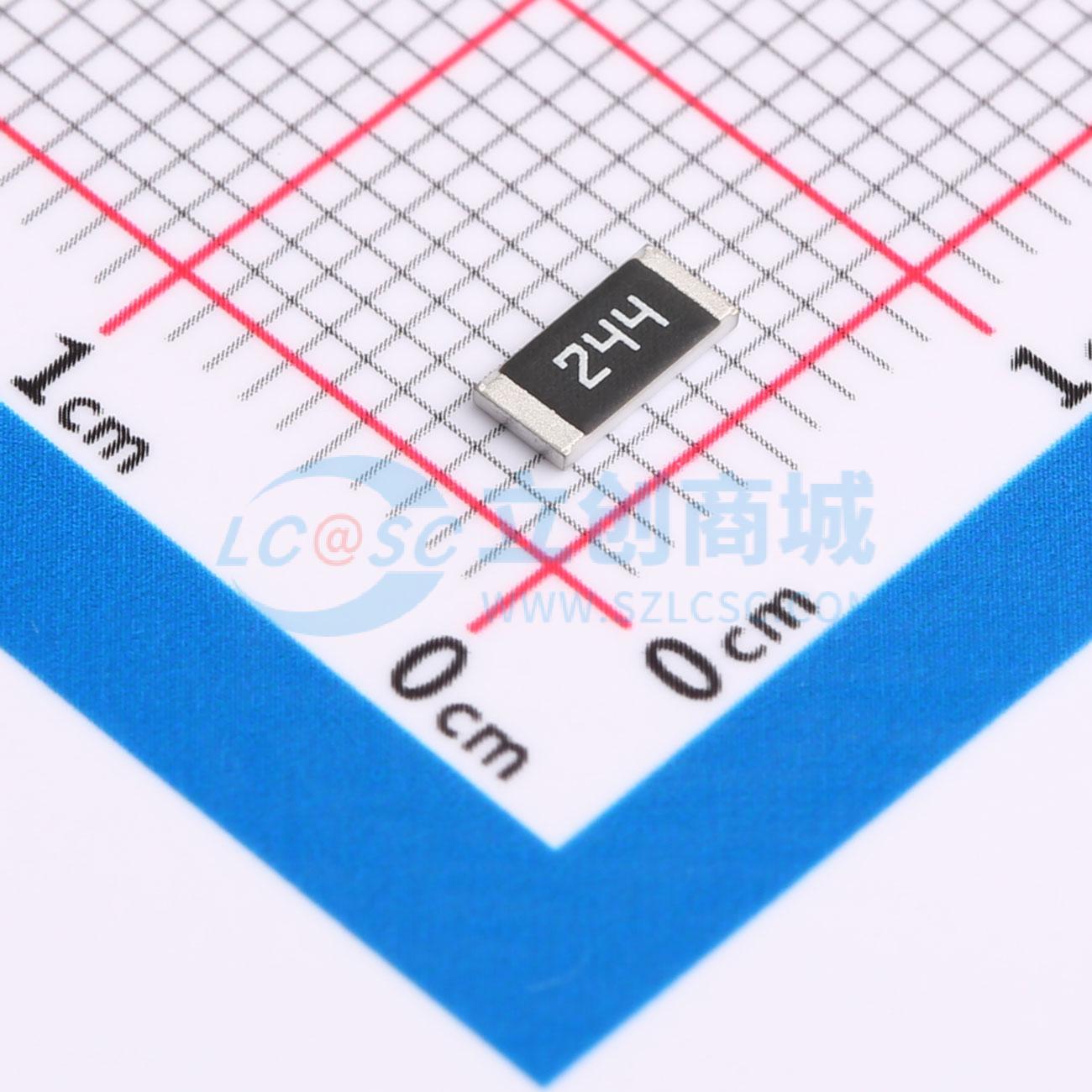 点击查看大图 FRC2010J244 TS实物图