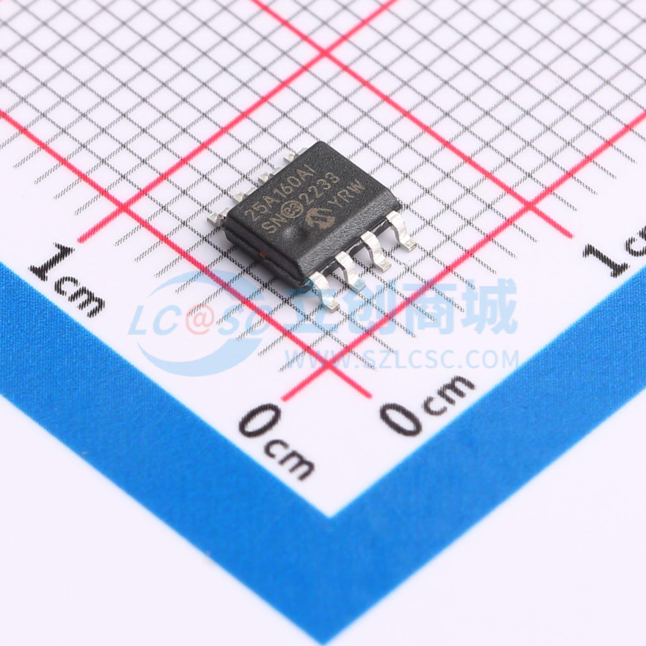 点击查看大图 25AA160A-I/SN实物图