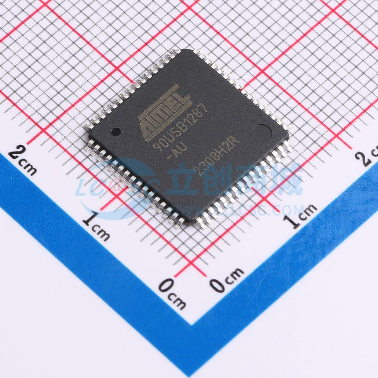 AT90USB1287-AU实物图