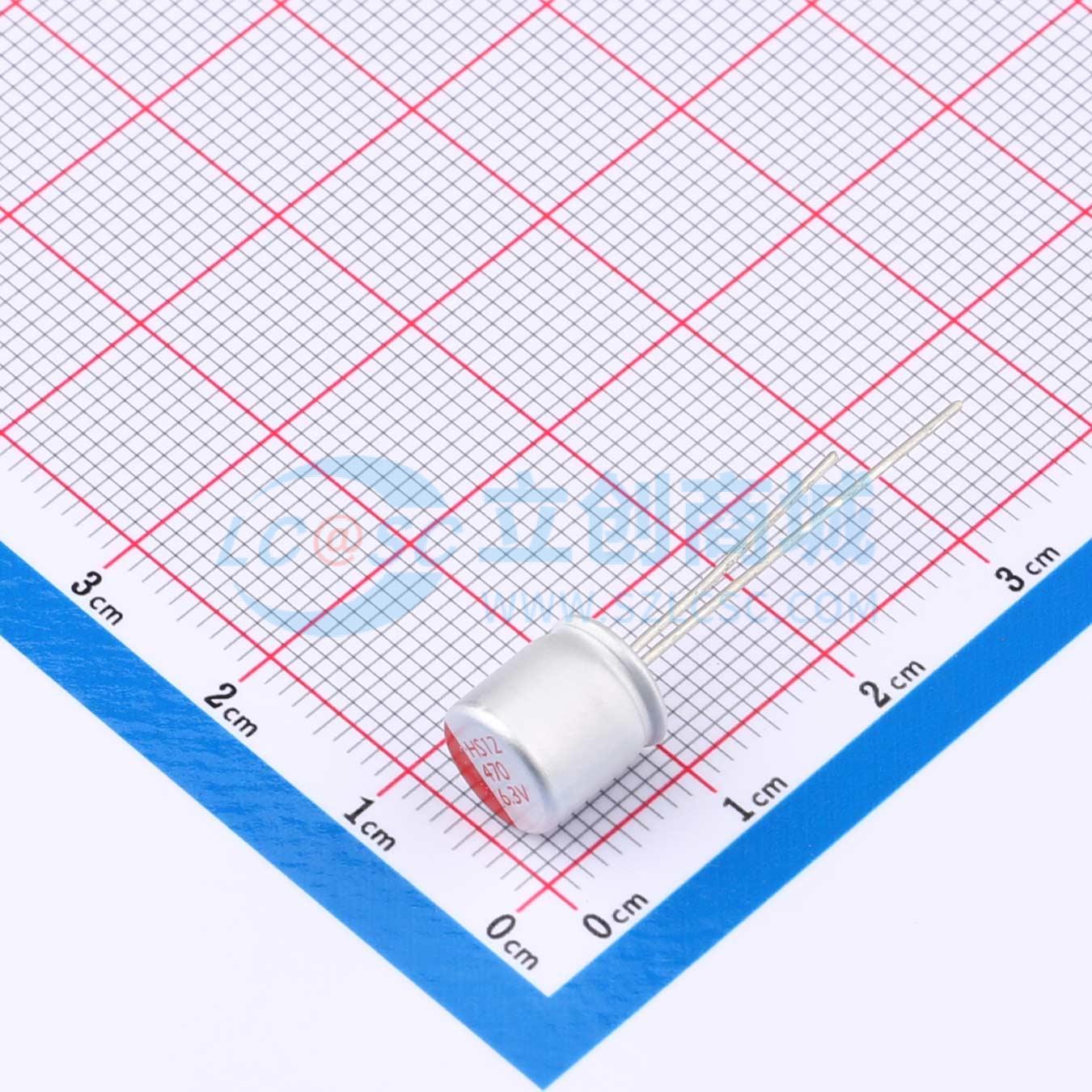 点击查看大图 HS0J477M0808PC实物图