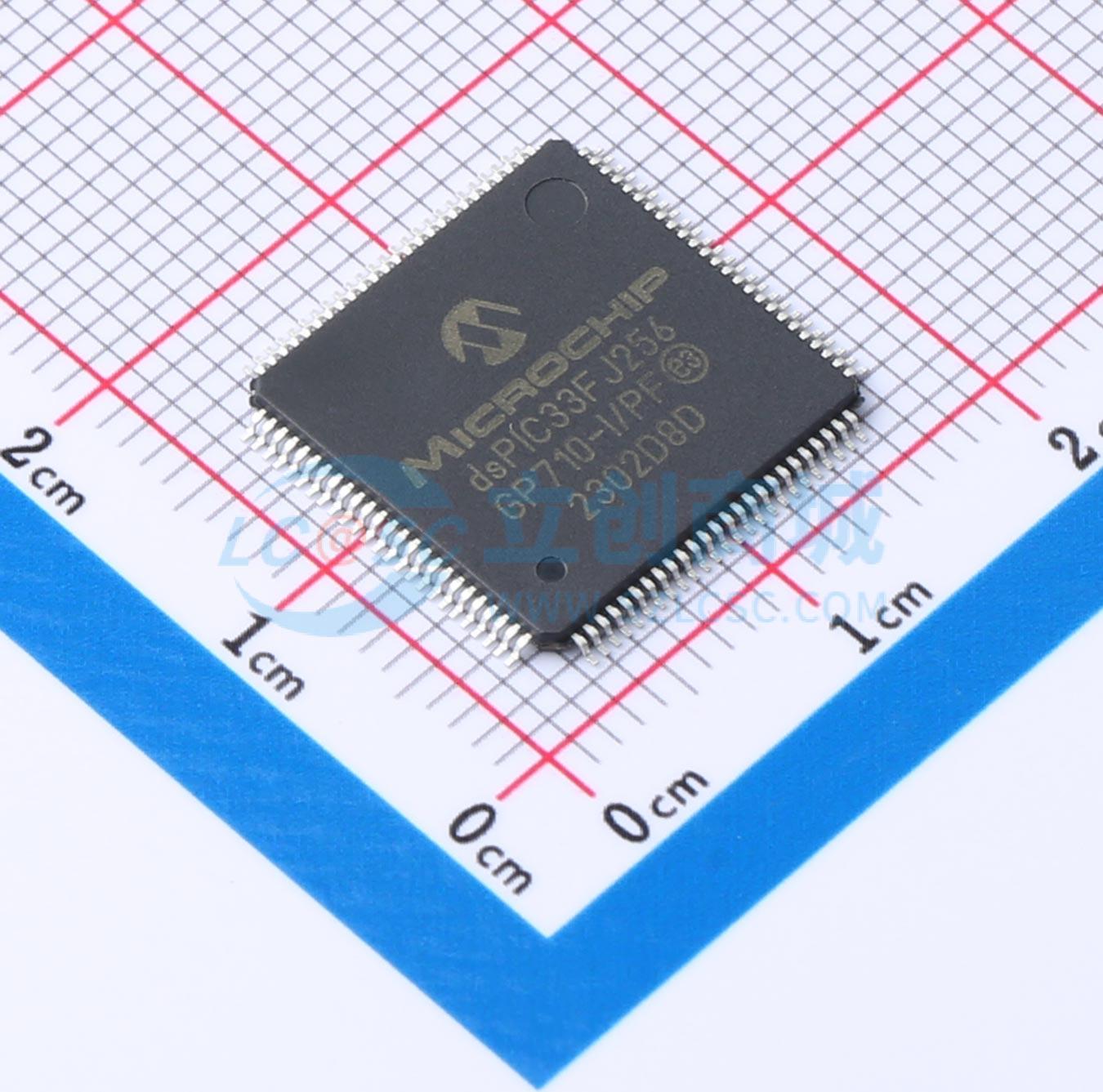 点击查看大图 DSPIC33FJ256GP710-I/PF实物图