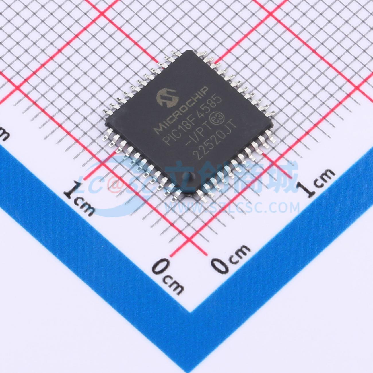点击查看大图 PIC18F4585-I/PT实物图