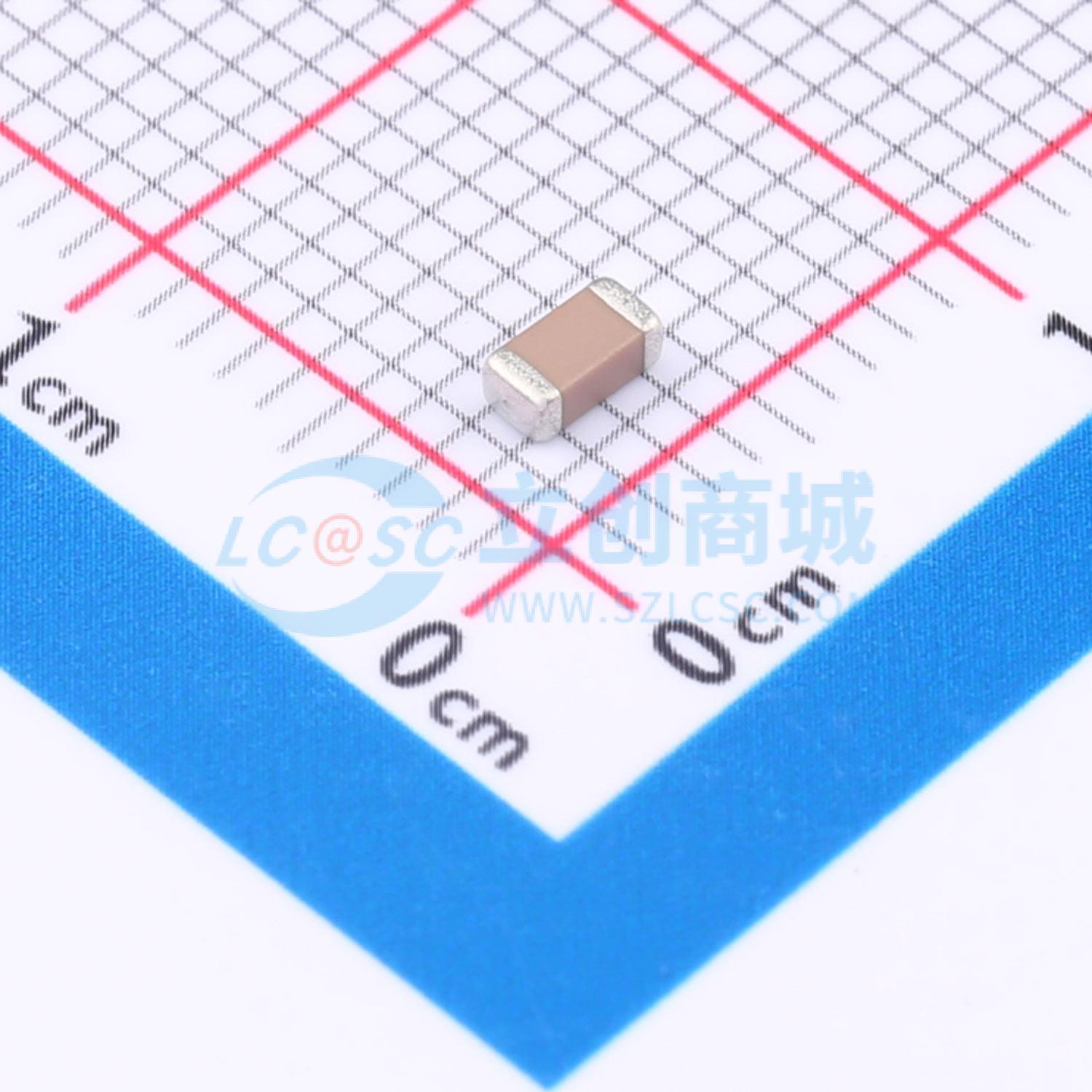 点击查看大图 C1206X101K202T实物图