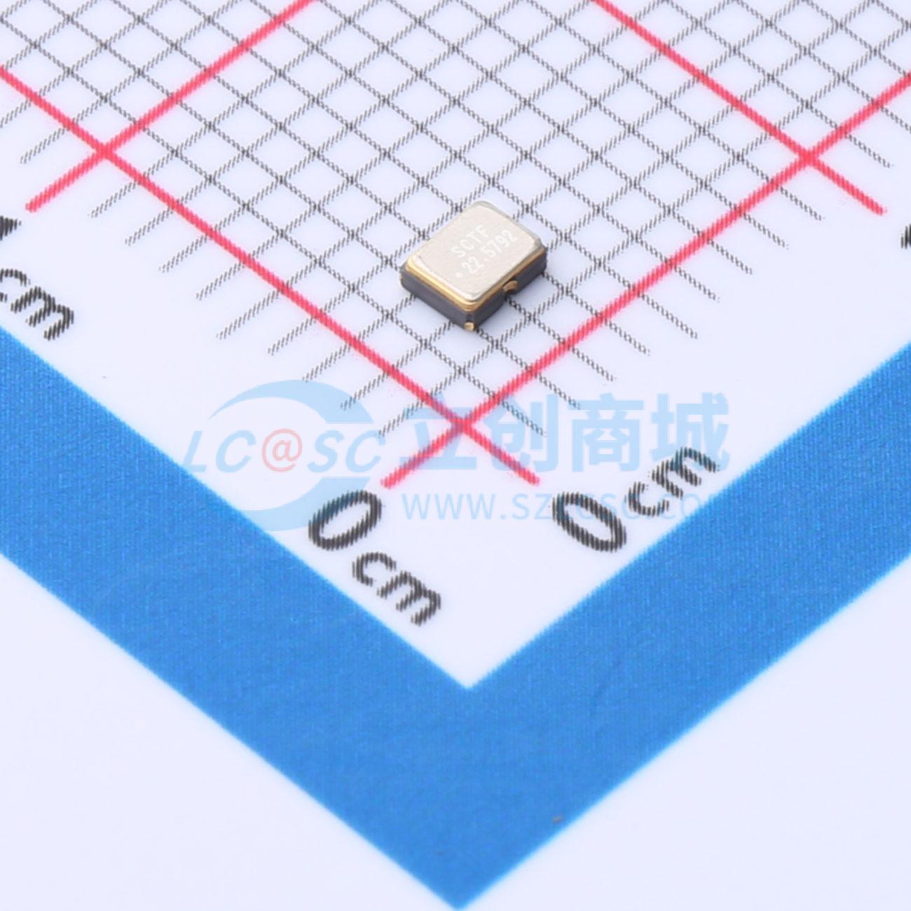 点击查看大图 SX2M22.5792M20F30TNN实物图