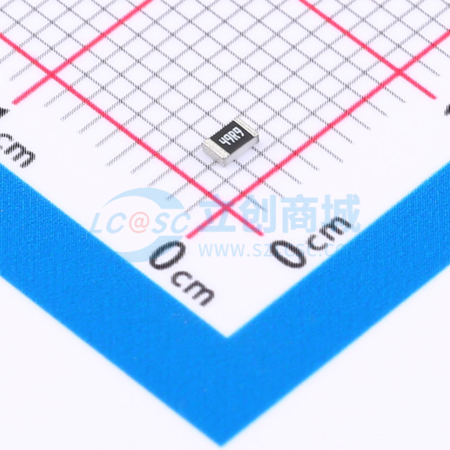 点击查看大图 TRC0805D49R9P0525Z实物图