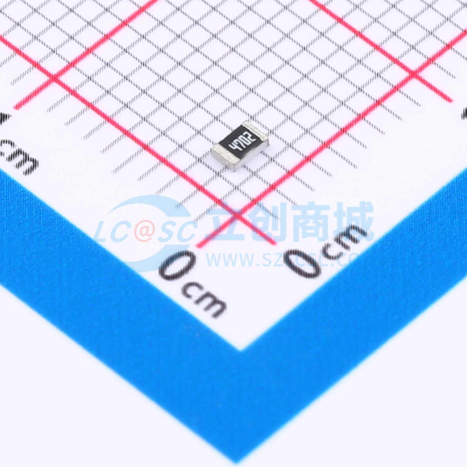 TRC0805D47K0P0525Z实物图