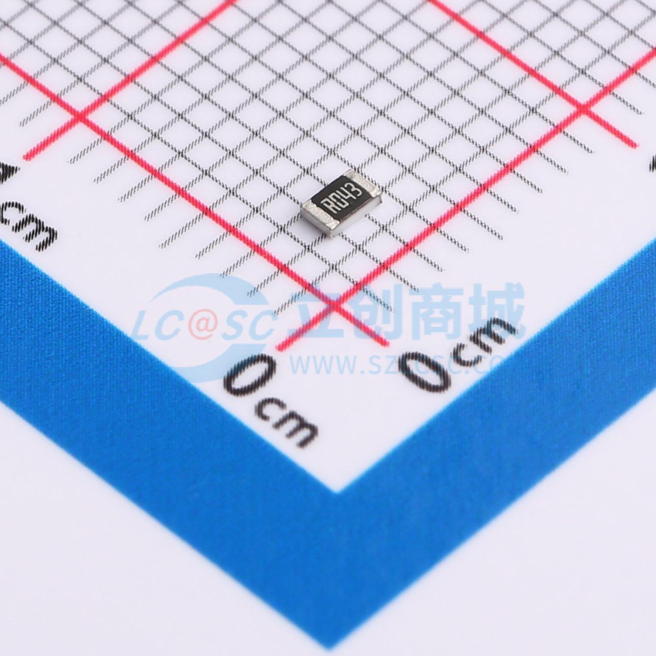 0805W4F430MT5E实物图