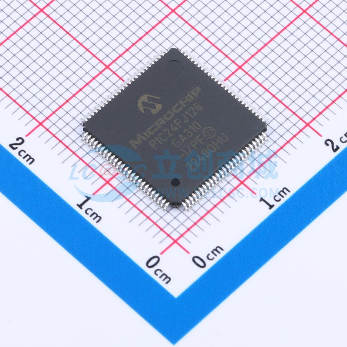 点击查看大图 PIC24FJ128GA310-I/PF实物图