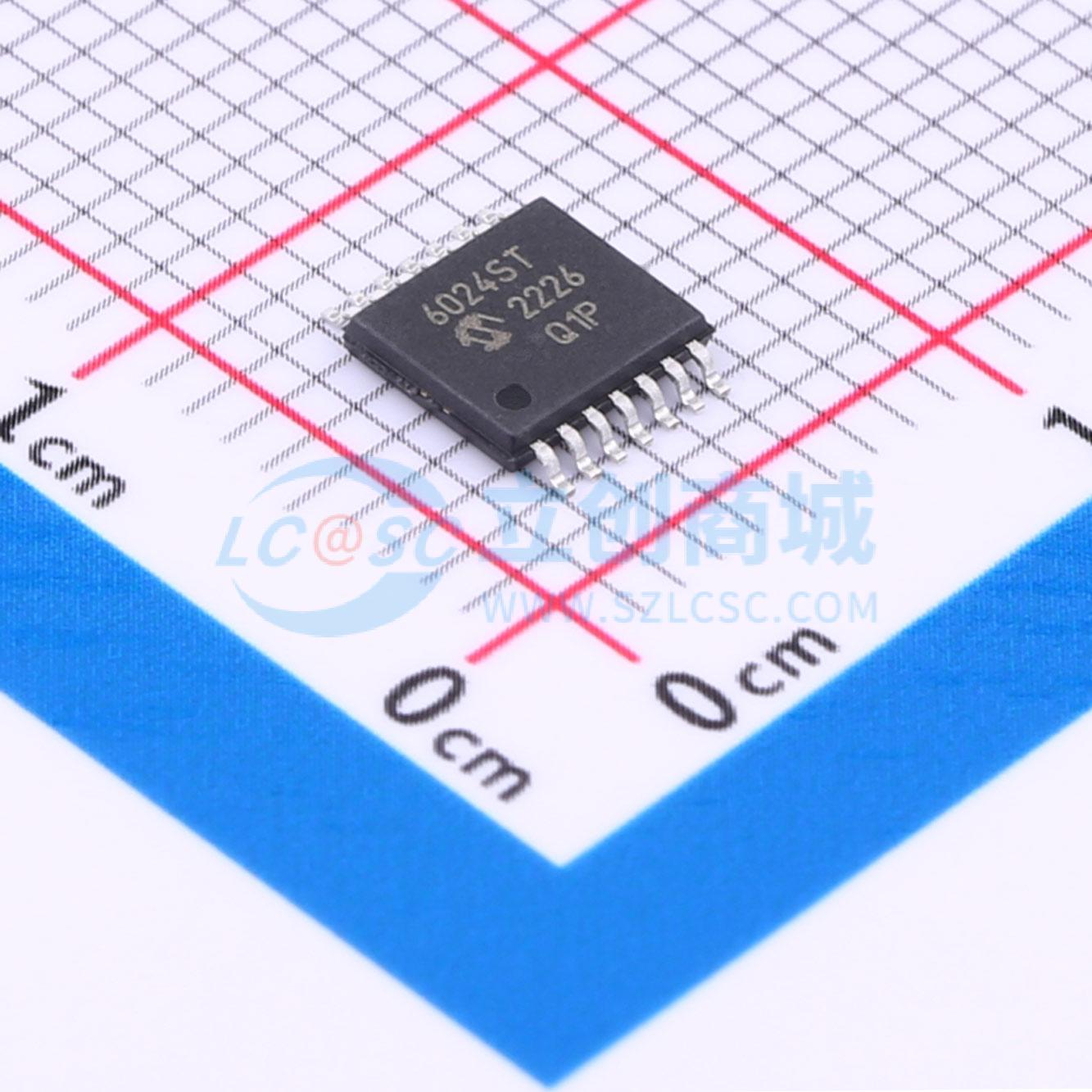 点击查看大图 MCP6024-I/ST实物图