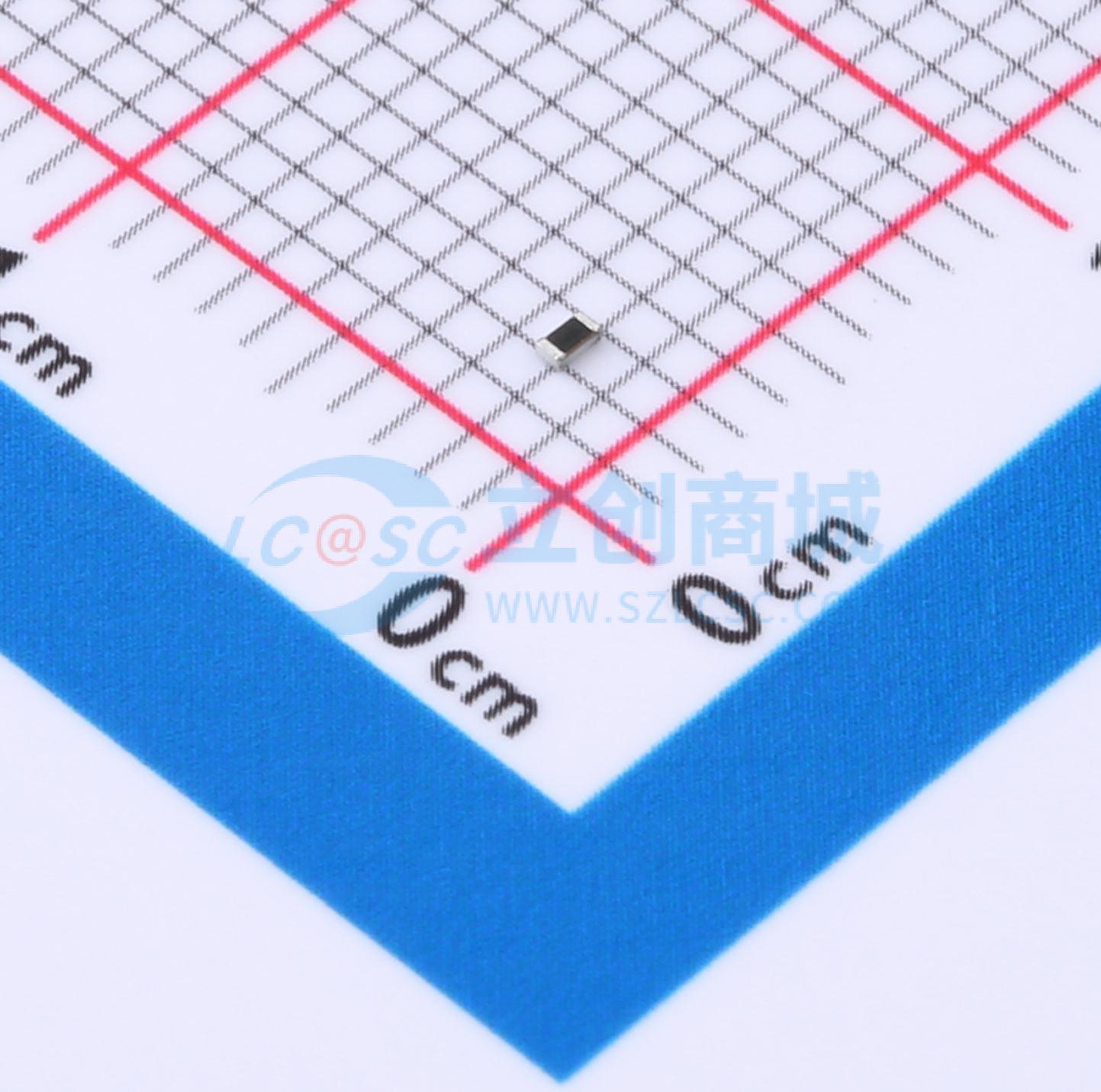 点击查看大图 PTFR0402B56K2N9实物图