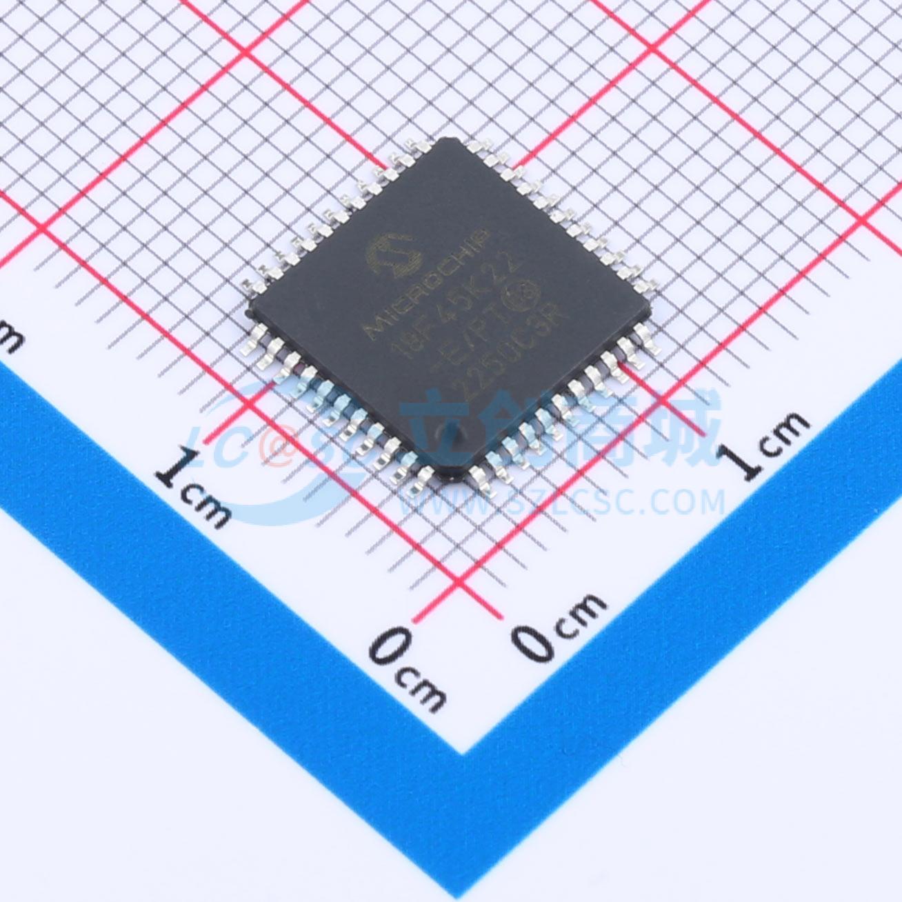 点击查看大图 PIC18F45K22-E/PT实物图