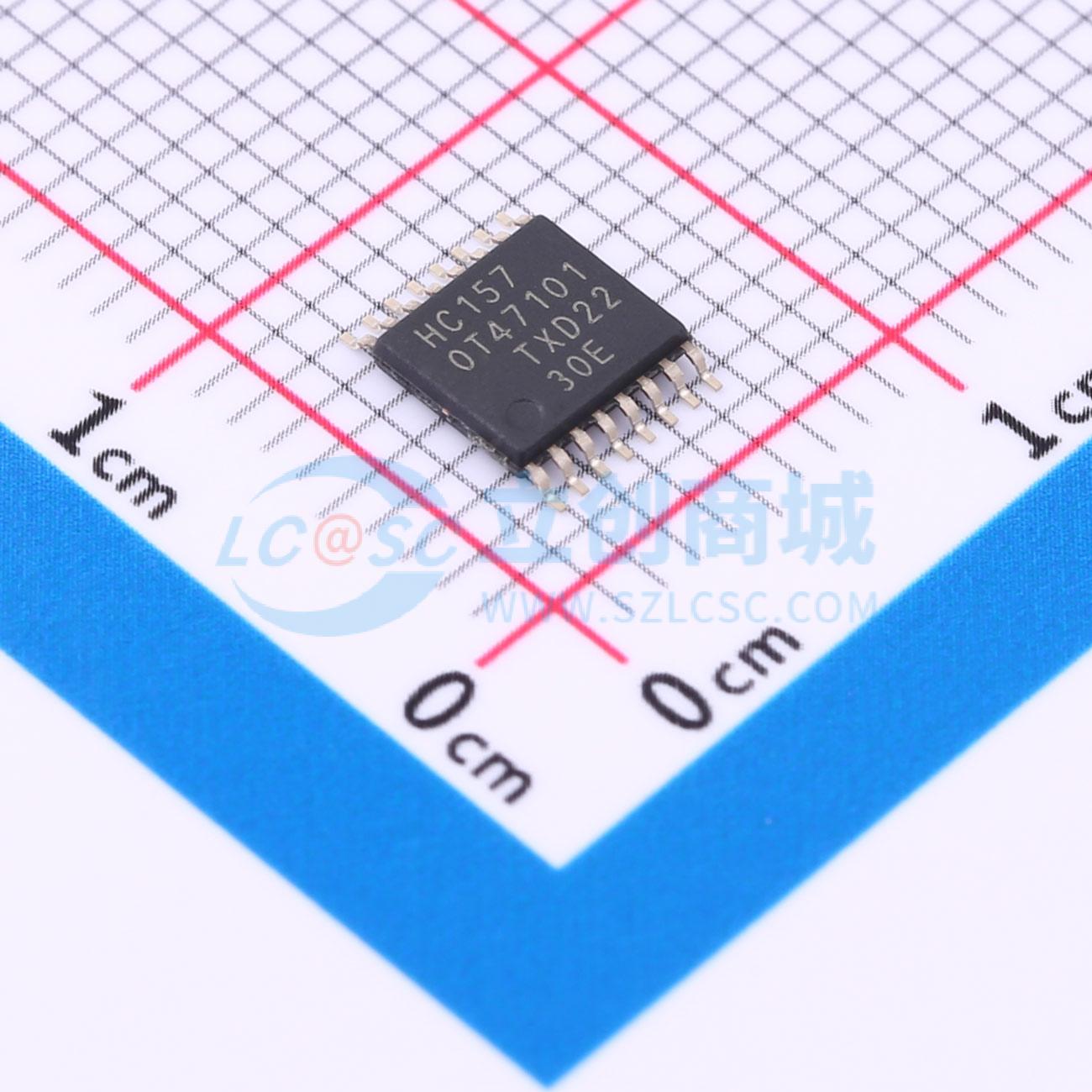 点击查看大图 74HC157PW-Q100,118实物图