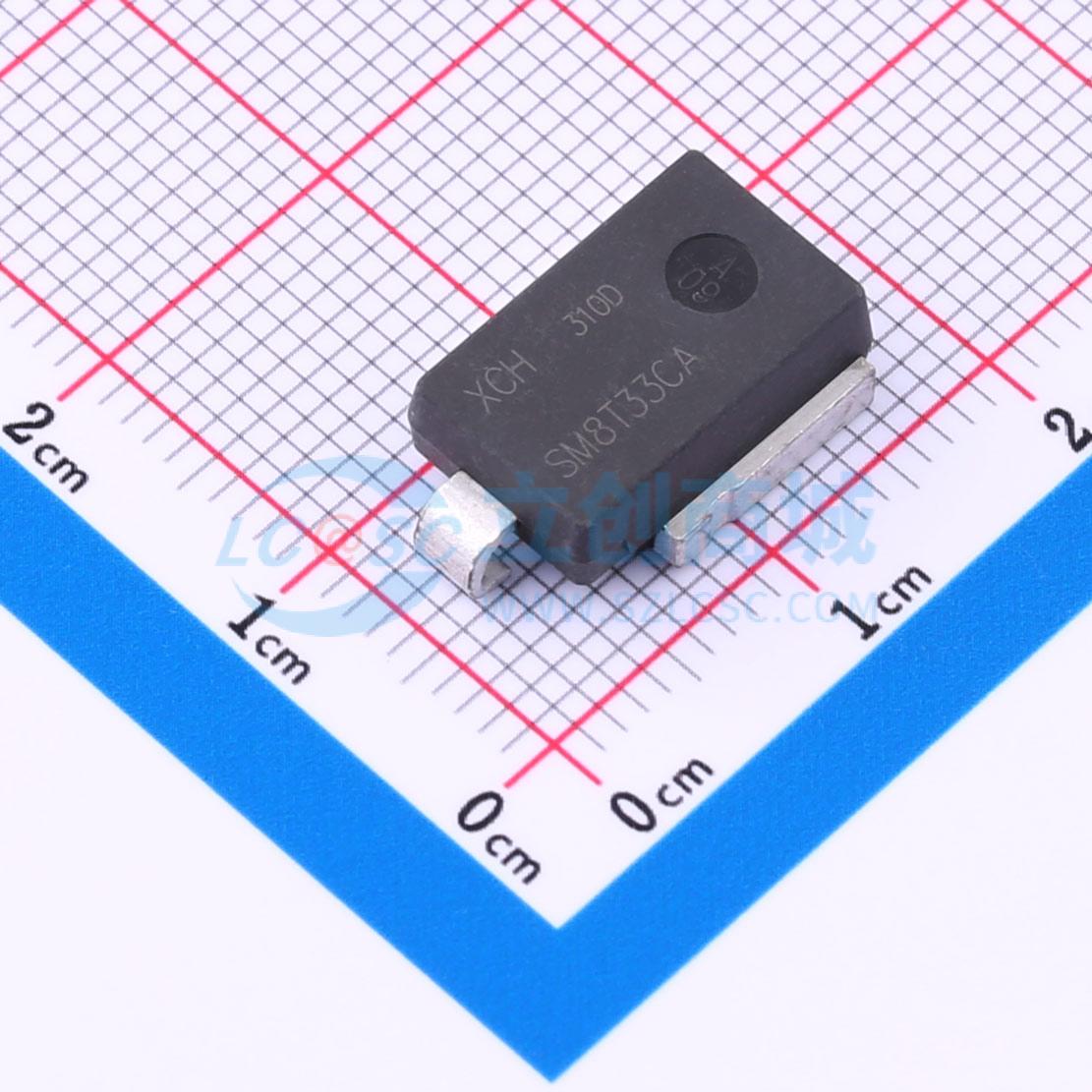 点击查看大图 SM8T33CA实物图