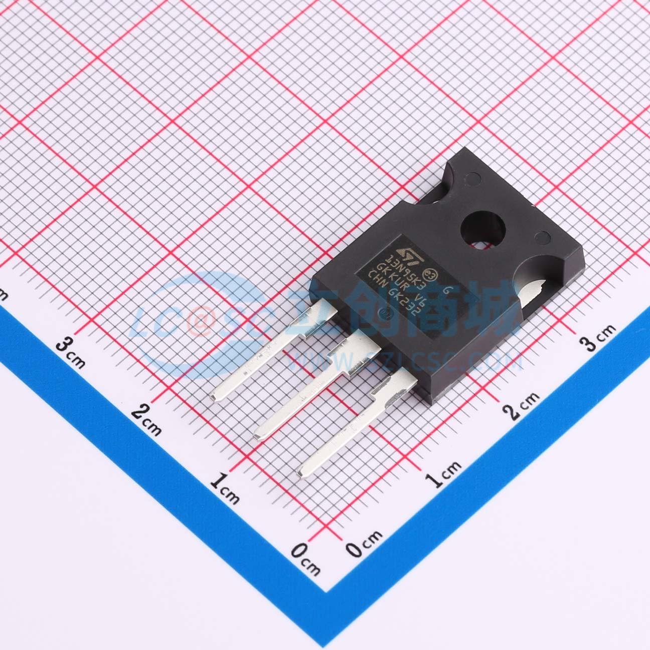 点击查看大图 STW13N95K3实物图