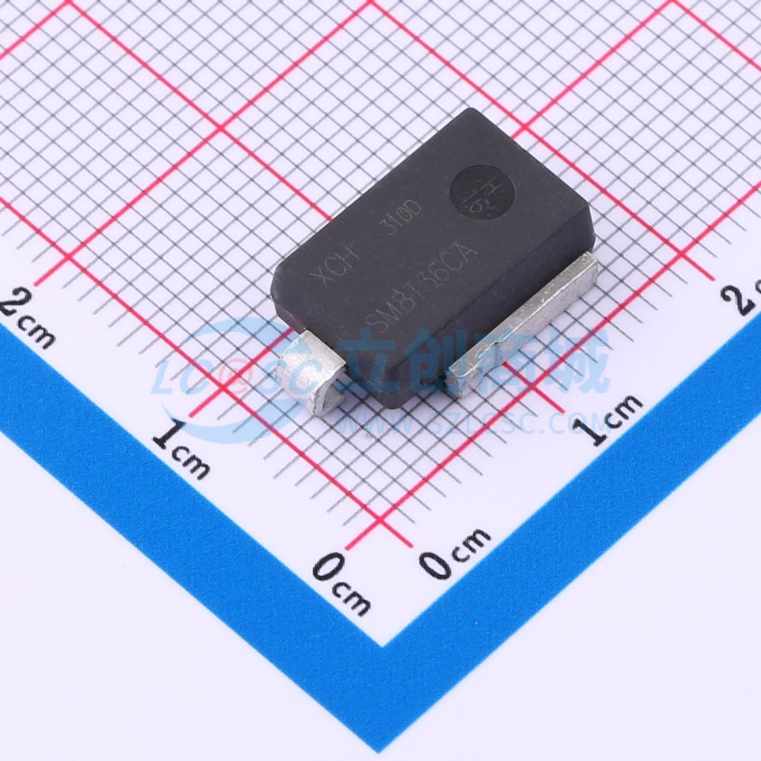 点击查看大图 SM8T36CA实物图