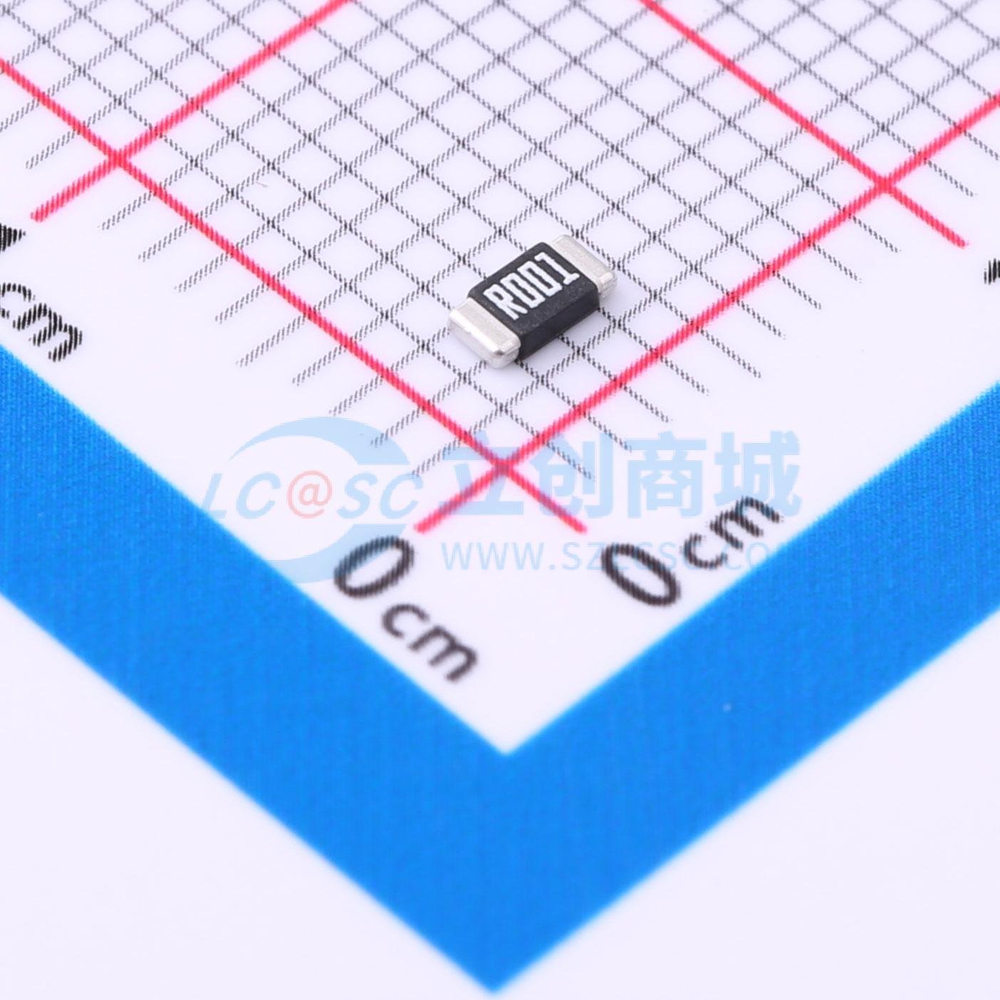 点击查看大图 HoYLR1206-1W-1mR-1%实物图