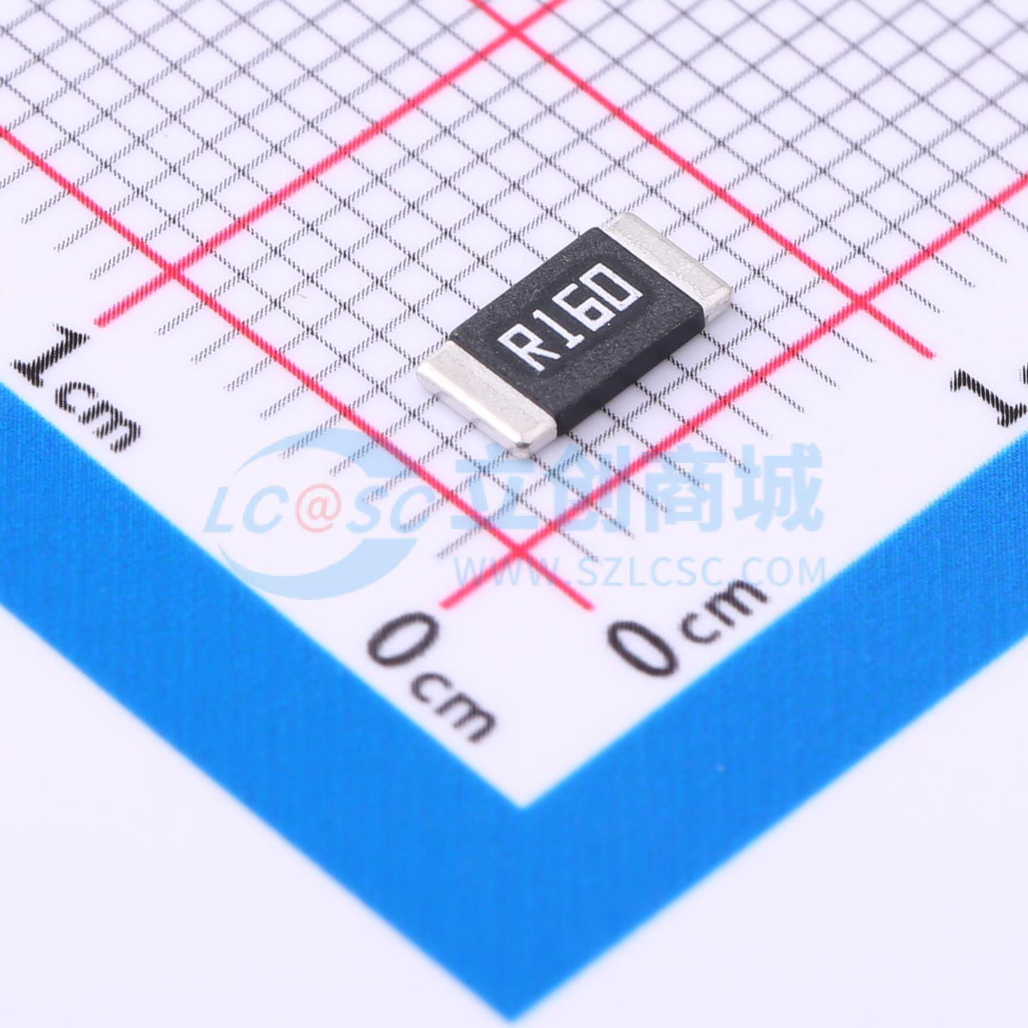 点击查看大图 HoYLR2512-2W-160mR-1%实物图