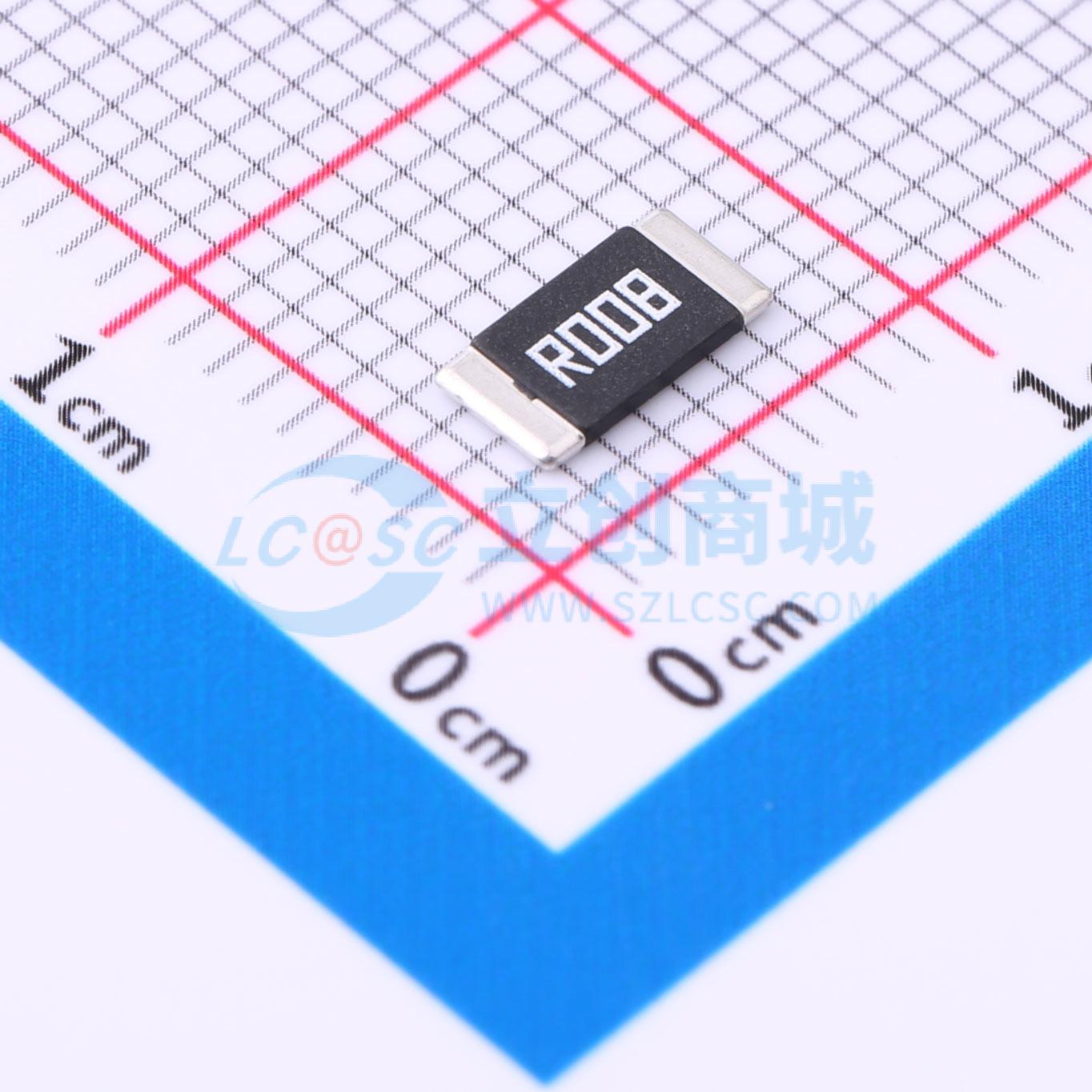 点击查看大图 HoYLR2512-2W-8mR-1%实物图