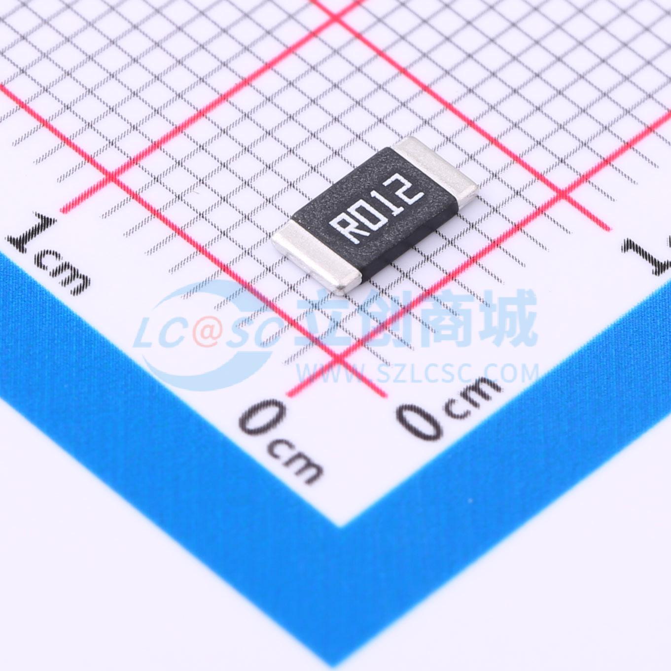 点击查看大图 HoYLR2512-2W-12mR-1%实物图