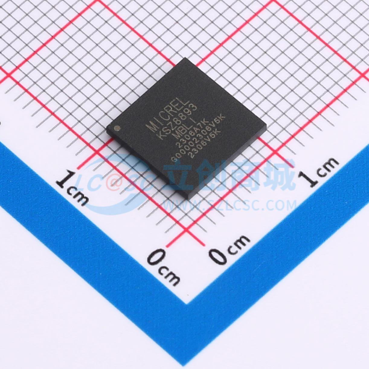 点击查看大图 KSZ8893MBLI实物图