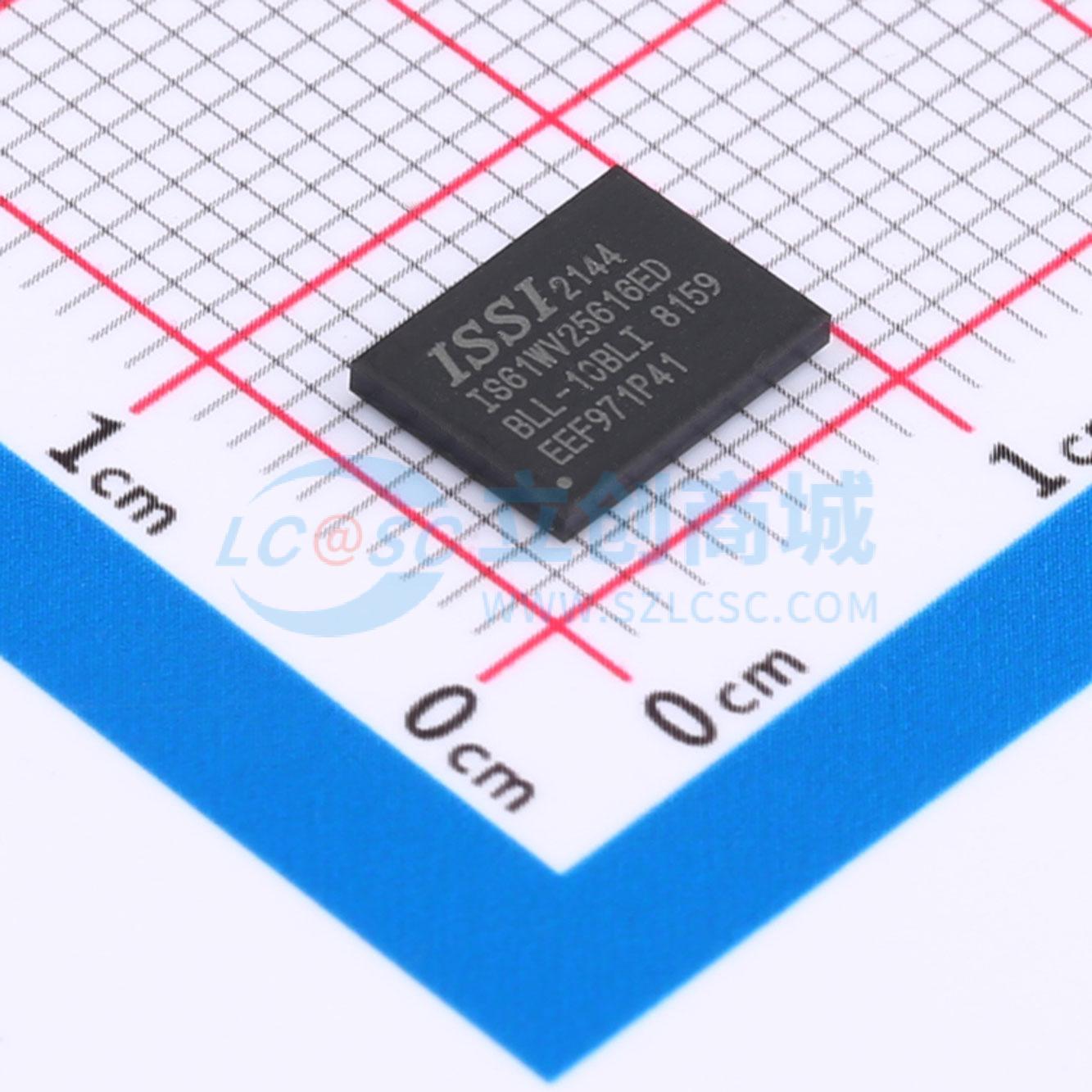 点击查看大图 IS61WV25616EDBLL-10BLI实物图