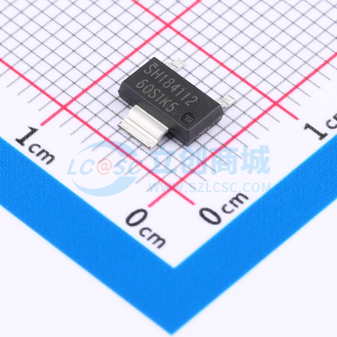 点击查看大图 IPN60R1K5CEATMA1实物图