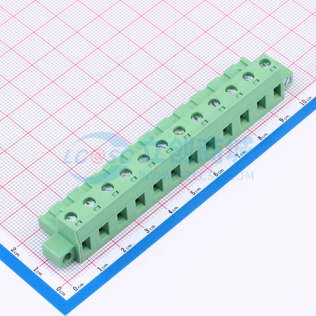 点击查看大图 DB2EKM-7.62-12P-GN-S实物图