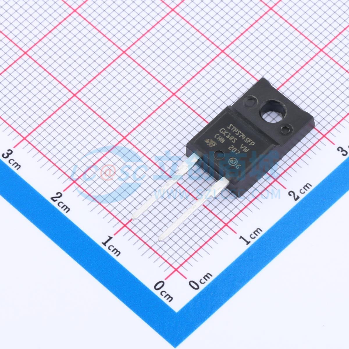 点击查看大图 STPS745FP实物图