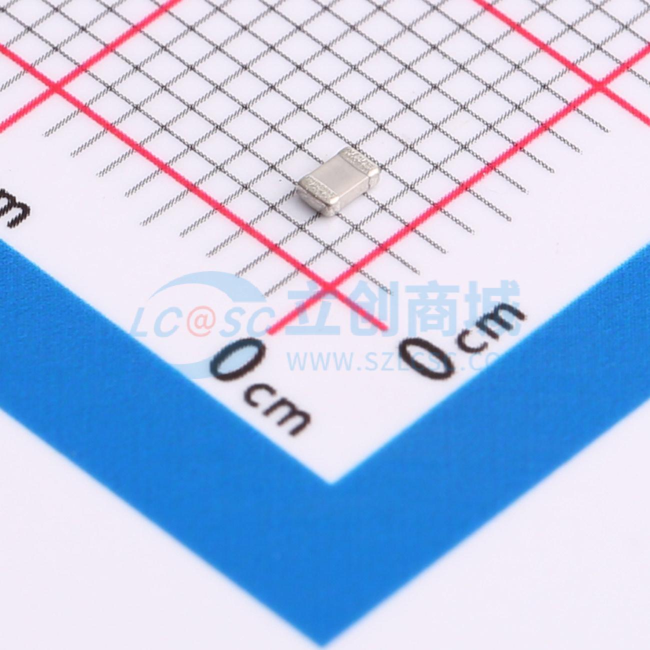 点击查看大图 CC0805KRNPO9BN100实物图