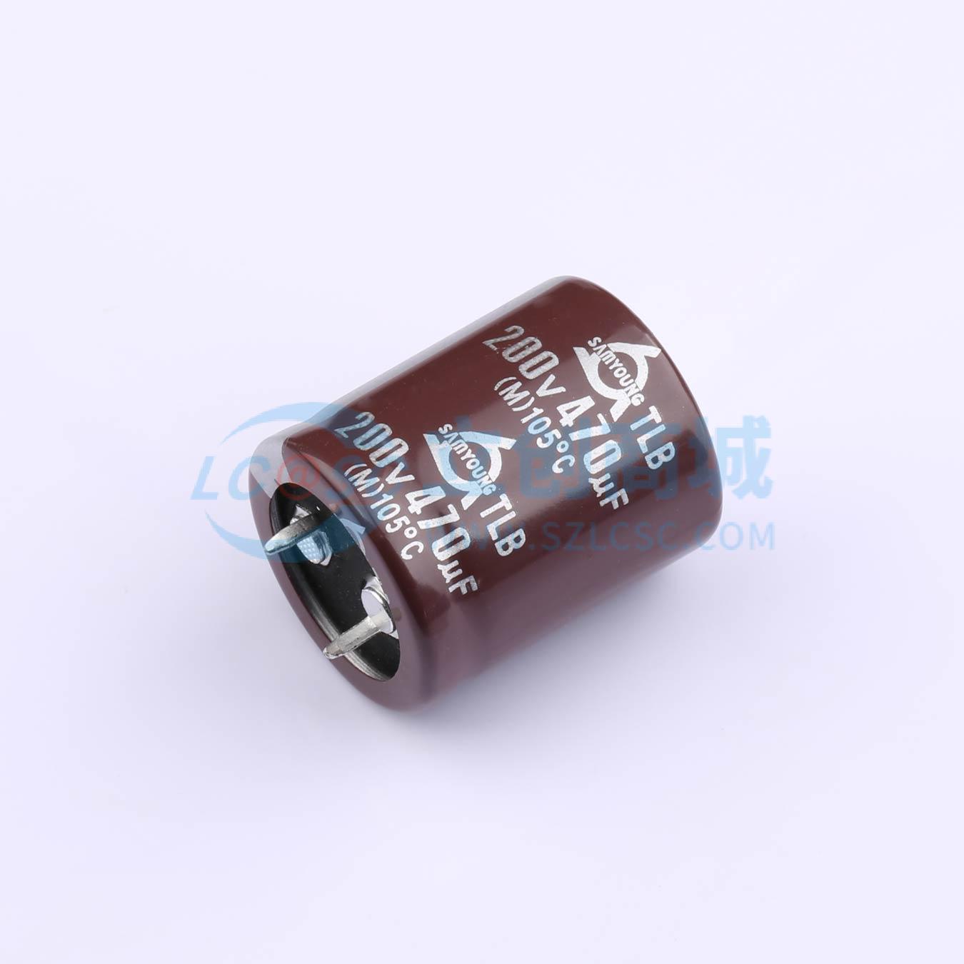 点击查看大图 TLB200V470M25.4*30 V实物图