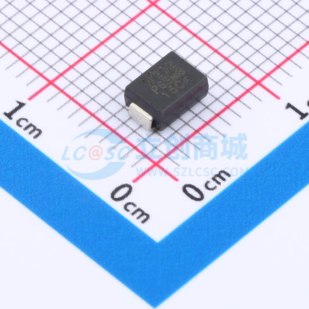 点击查看大图 P6SMB15CAQ实物图