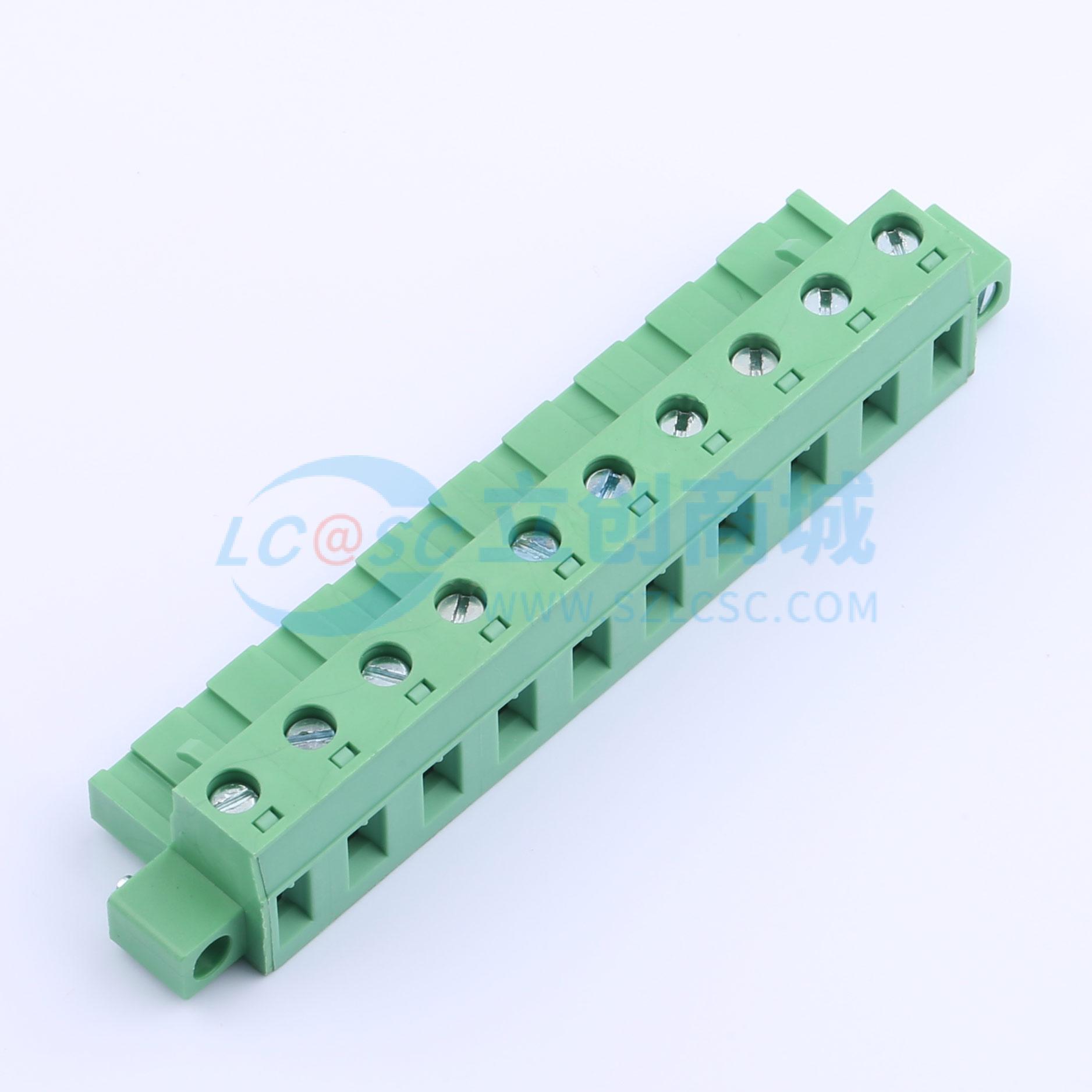 点击查看大图 DB2EKM-7.62-10P-GN-S实物图