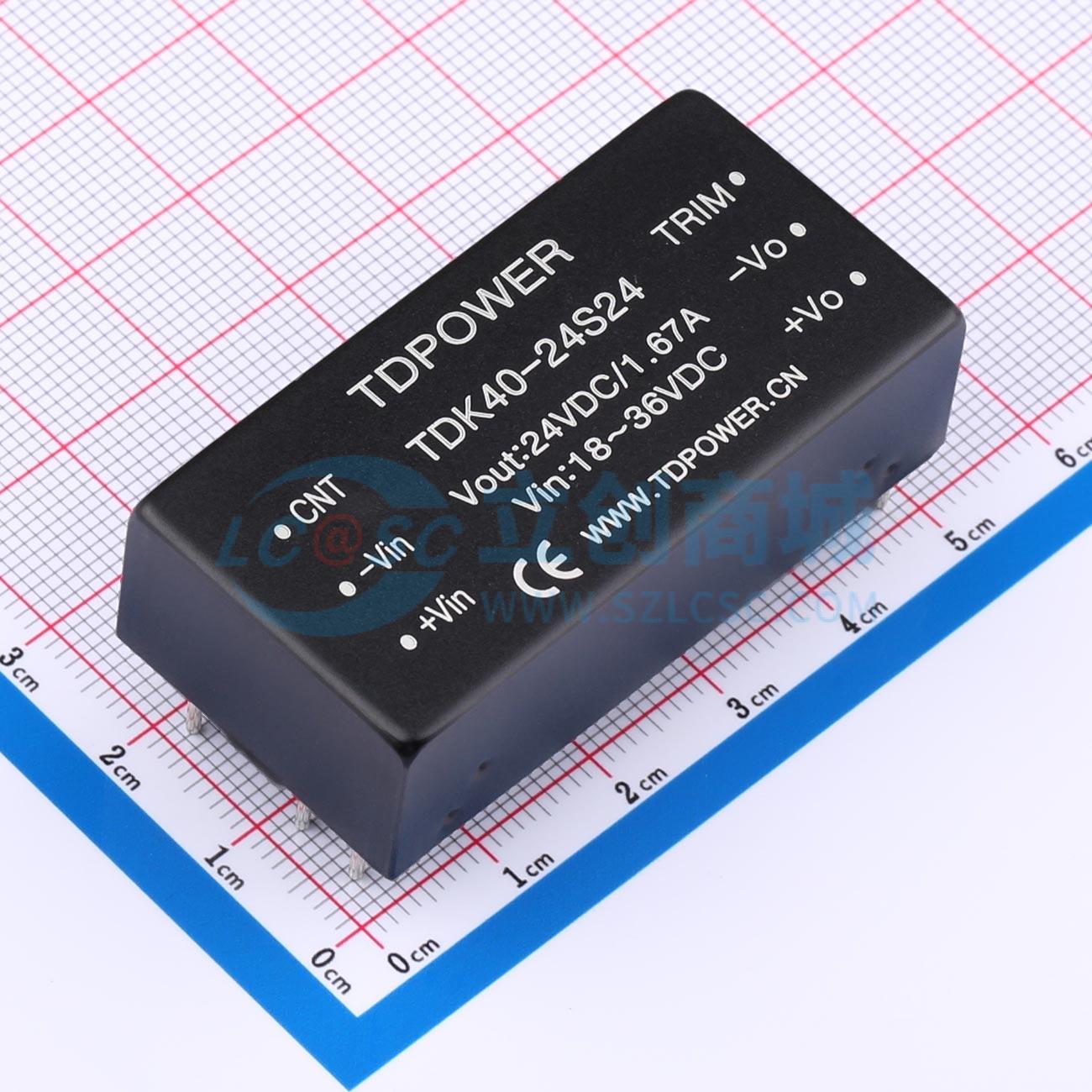 点击查看大图 TDK40-24S24实物图