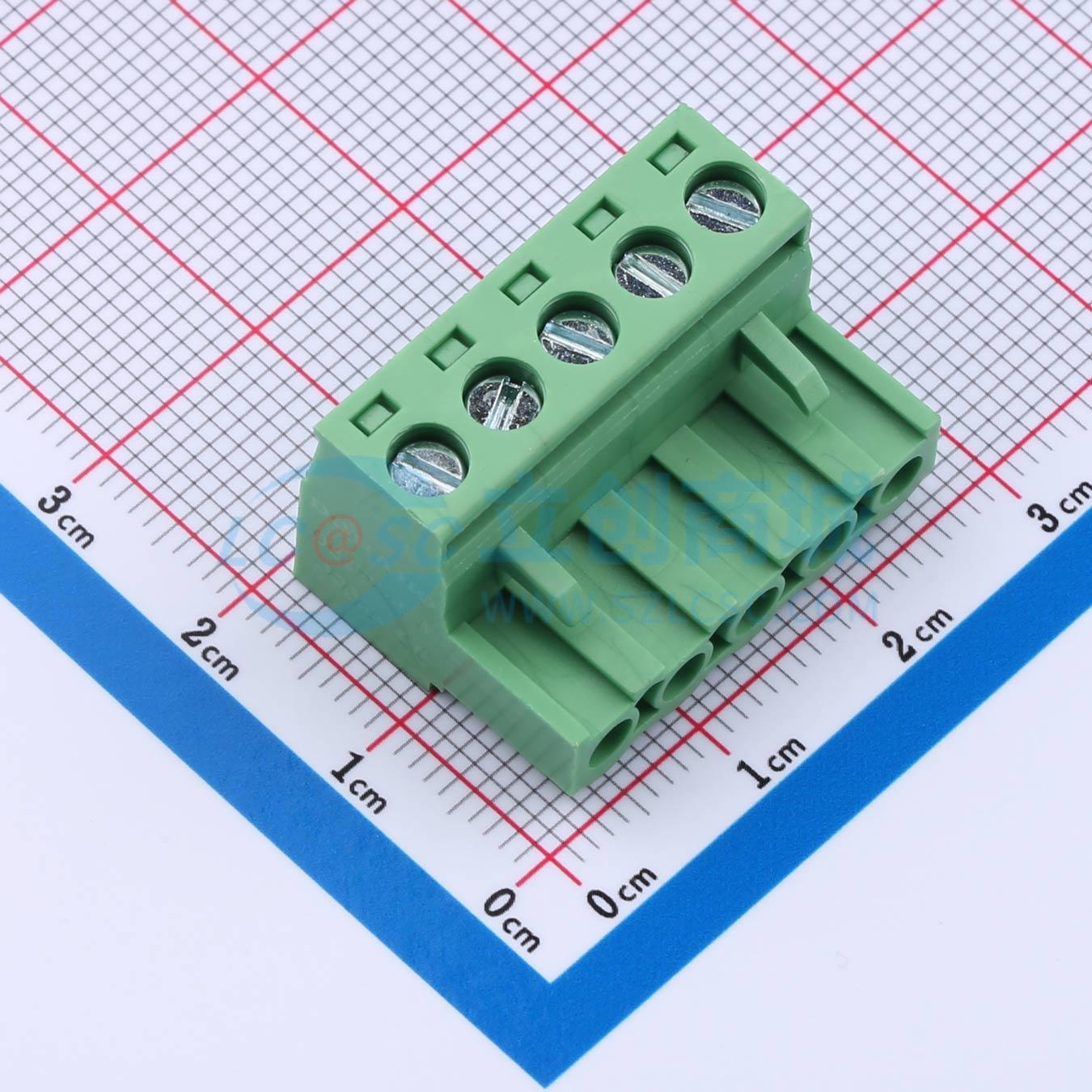 点击查看大图 DB2EK-5.0-5P-GN-S实物图
