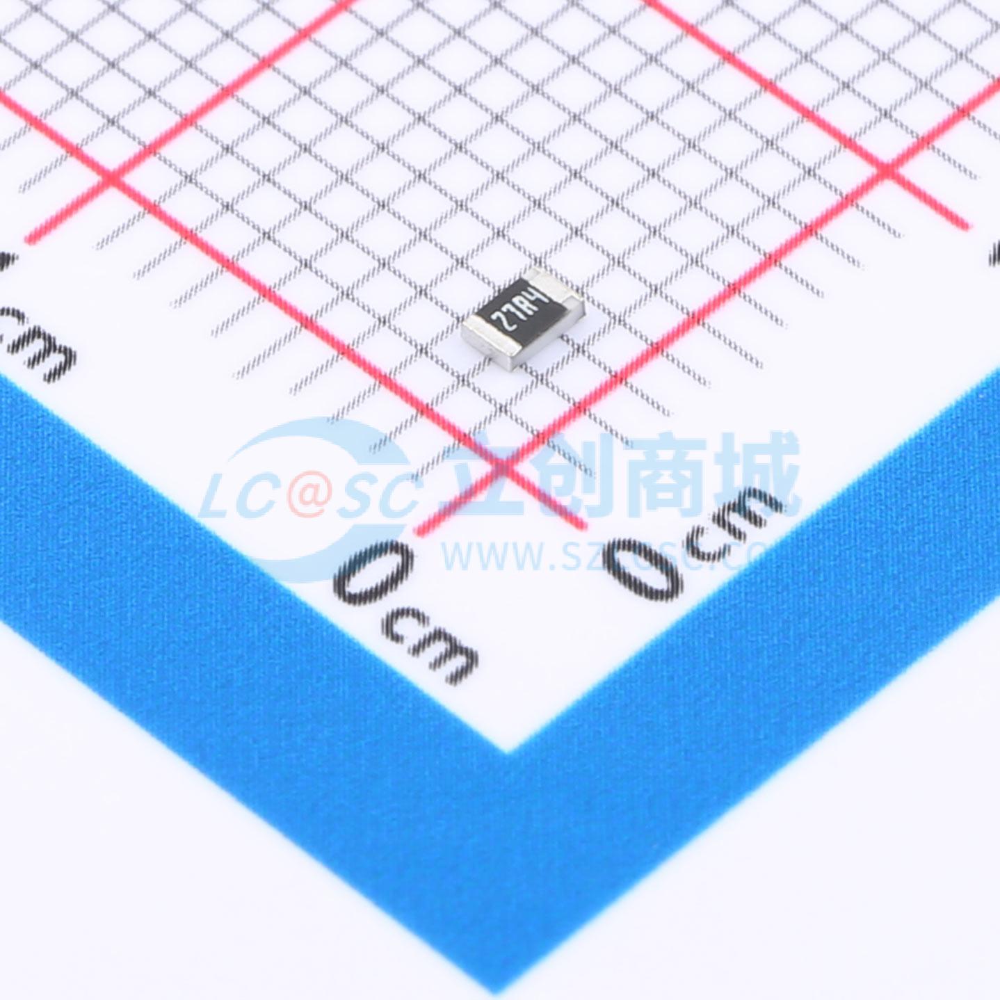 点击查看大图 FRC0805F27R4TS实物图