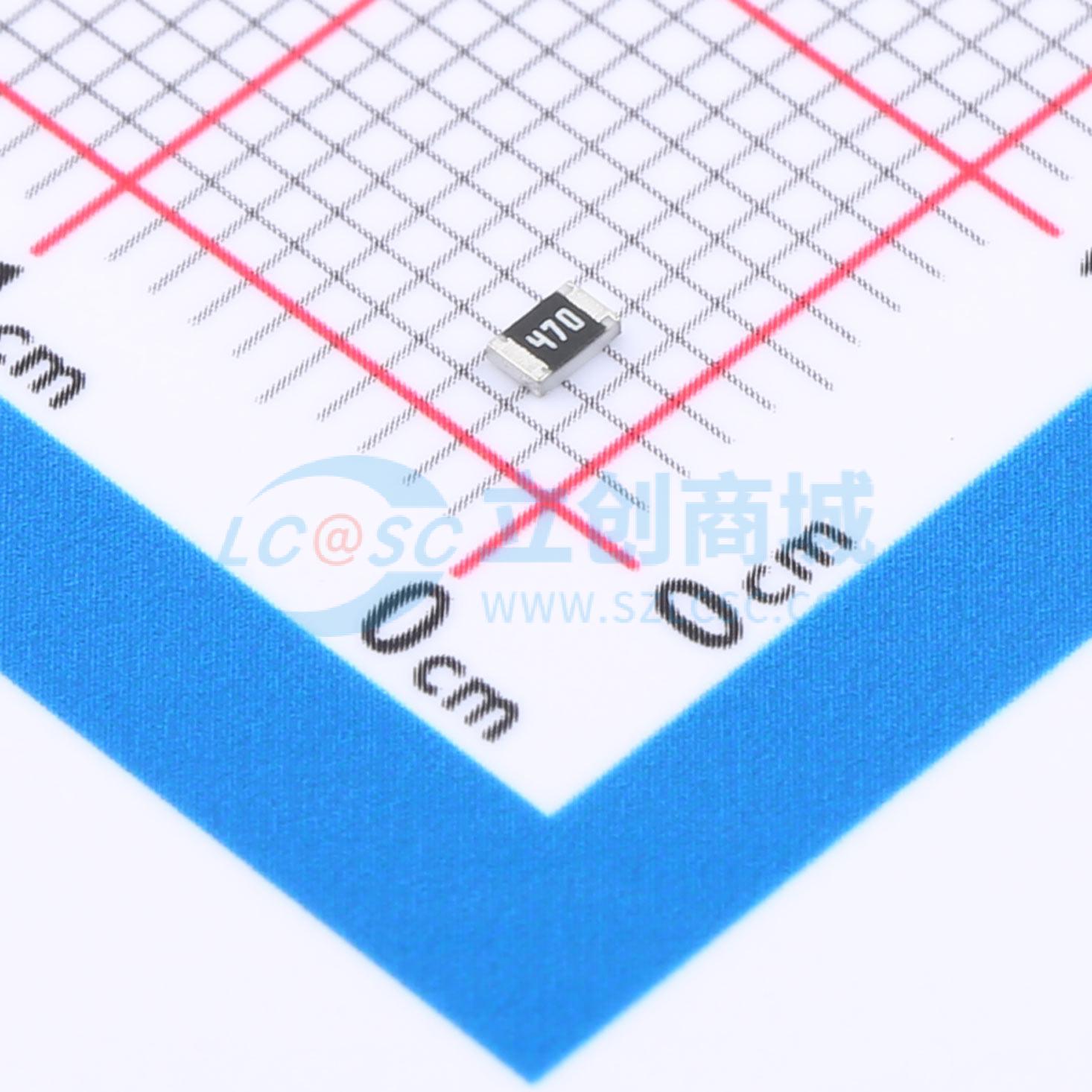 点击查看大图 FRQ0805J470 TS实物图