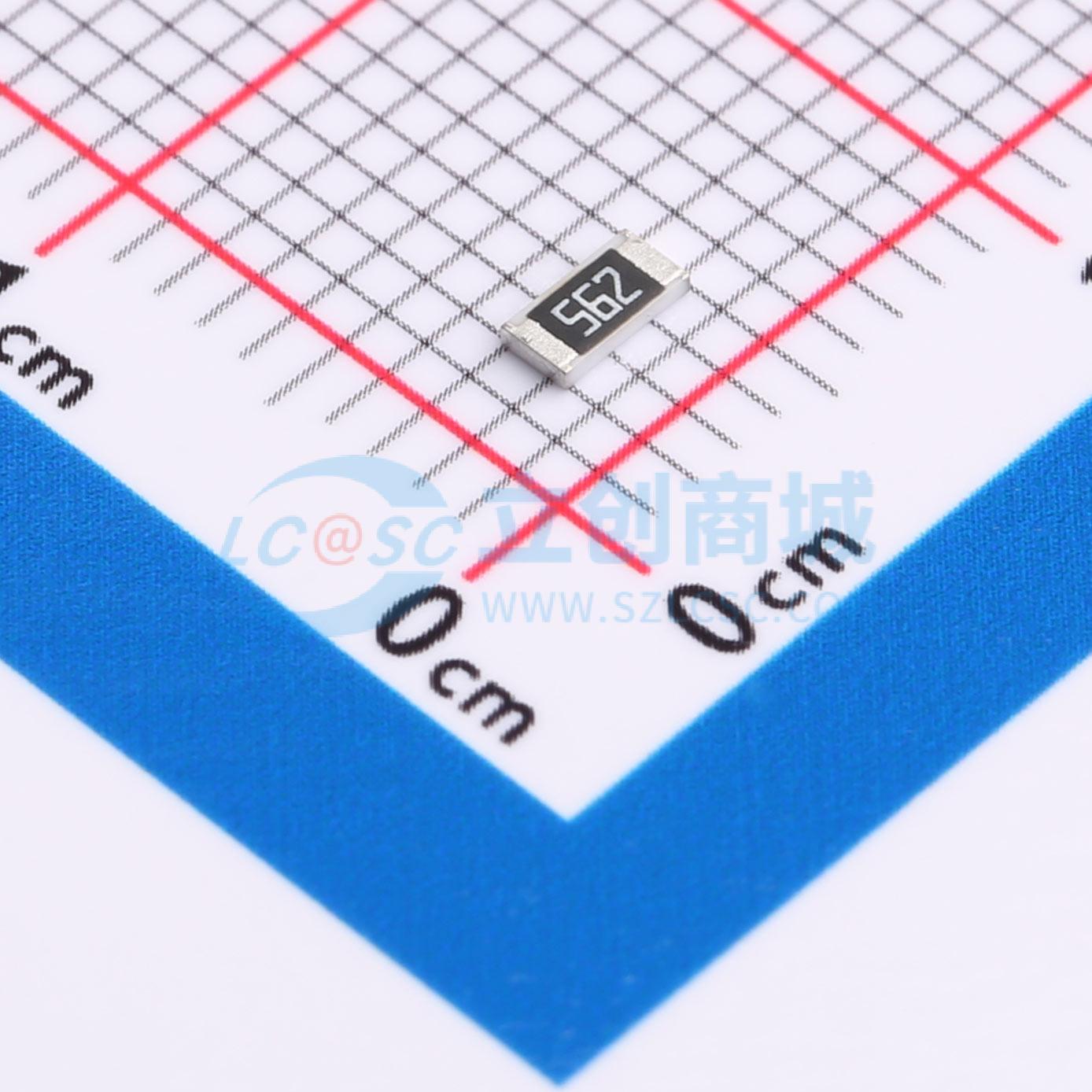 点击查看大图 FRQ1206J562 TS实物图