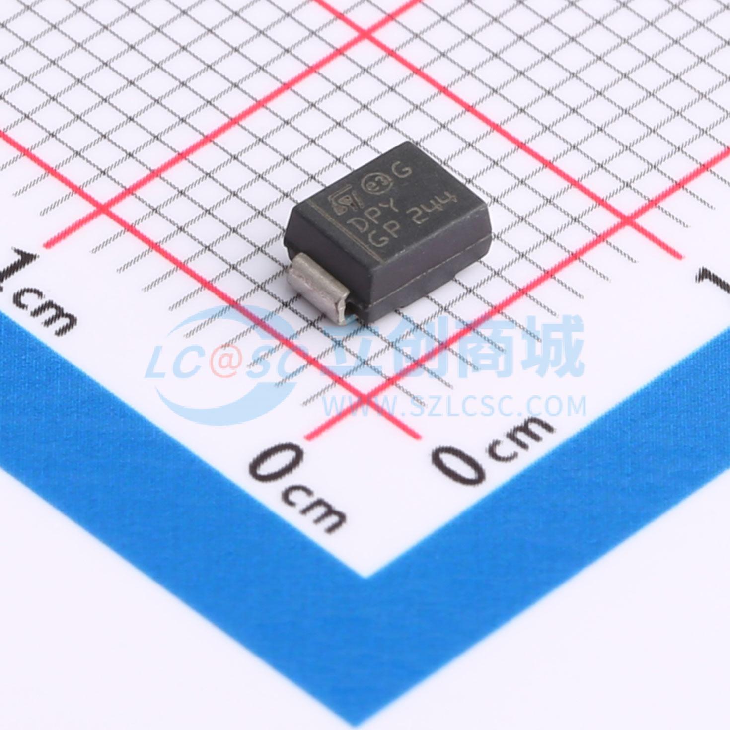 点击查看大图 SM6T10AY实物图